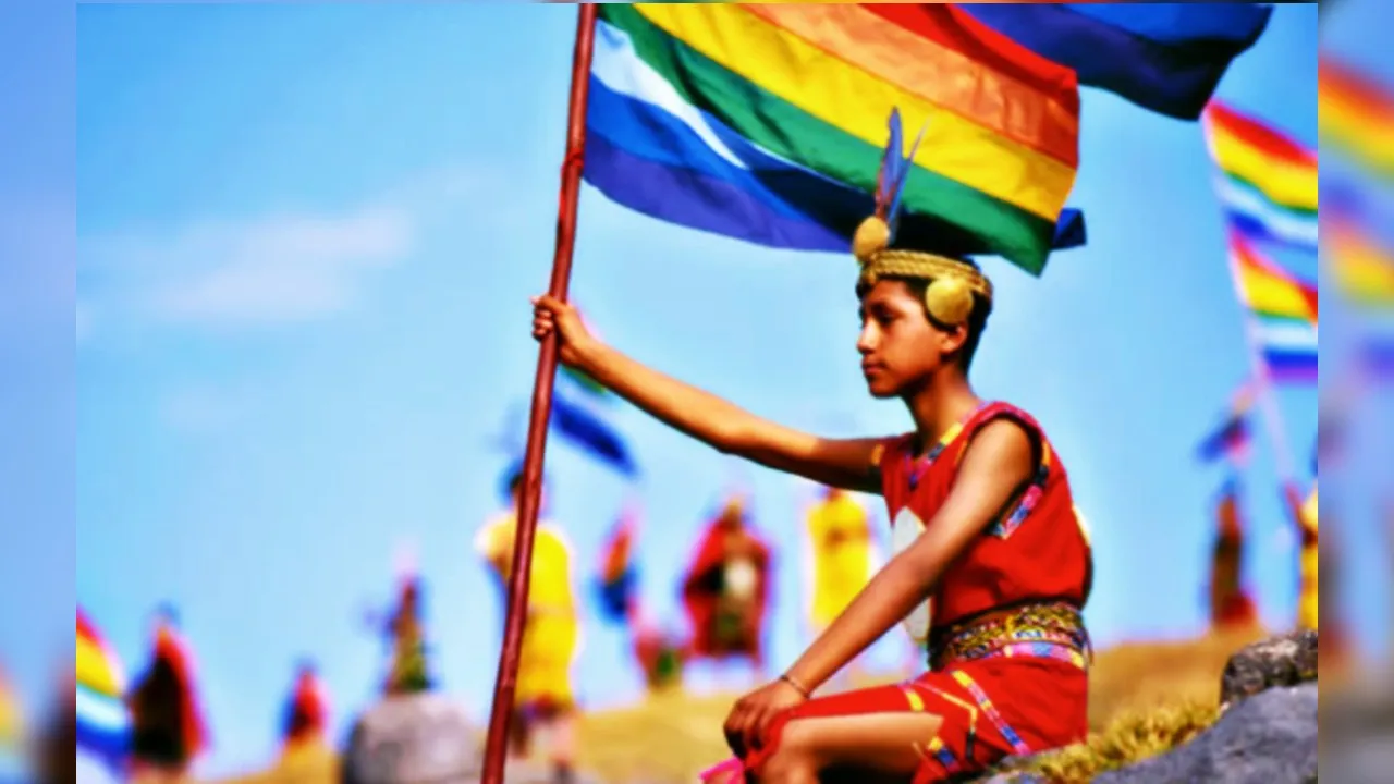 Cusco flag of the Tahuantinsuyo