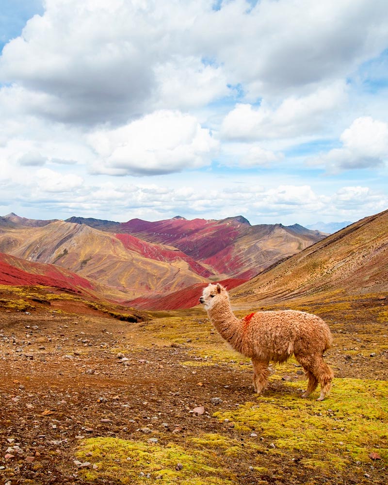 How was rainbow mountain formed