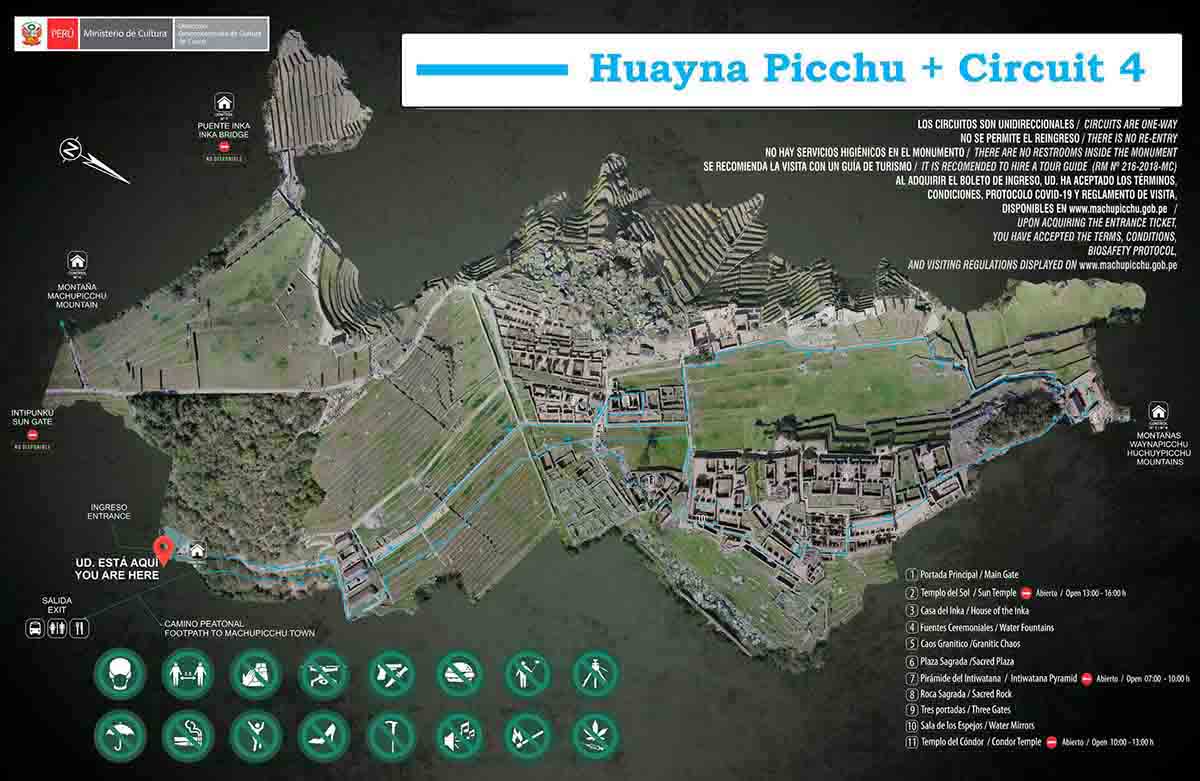 Huayna Picchu tickets + Circuit 4