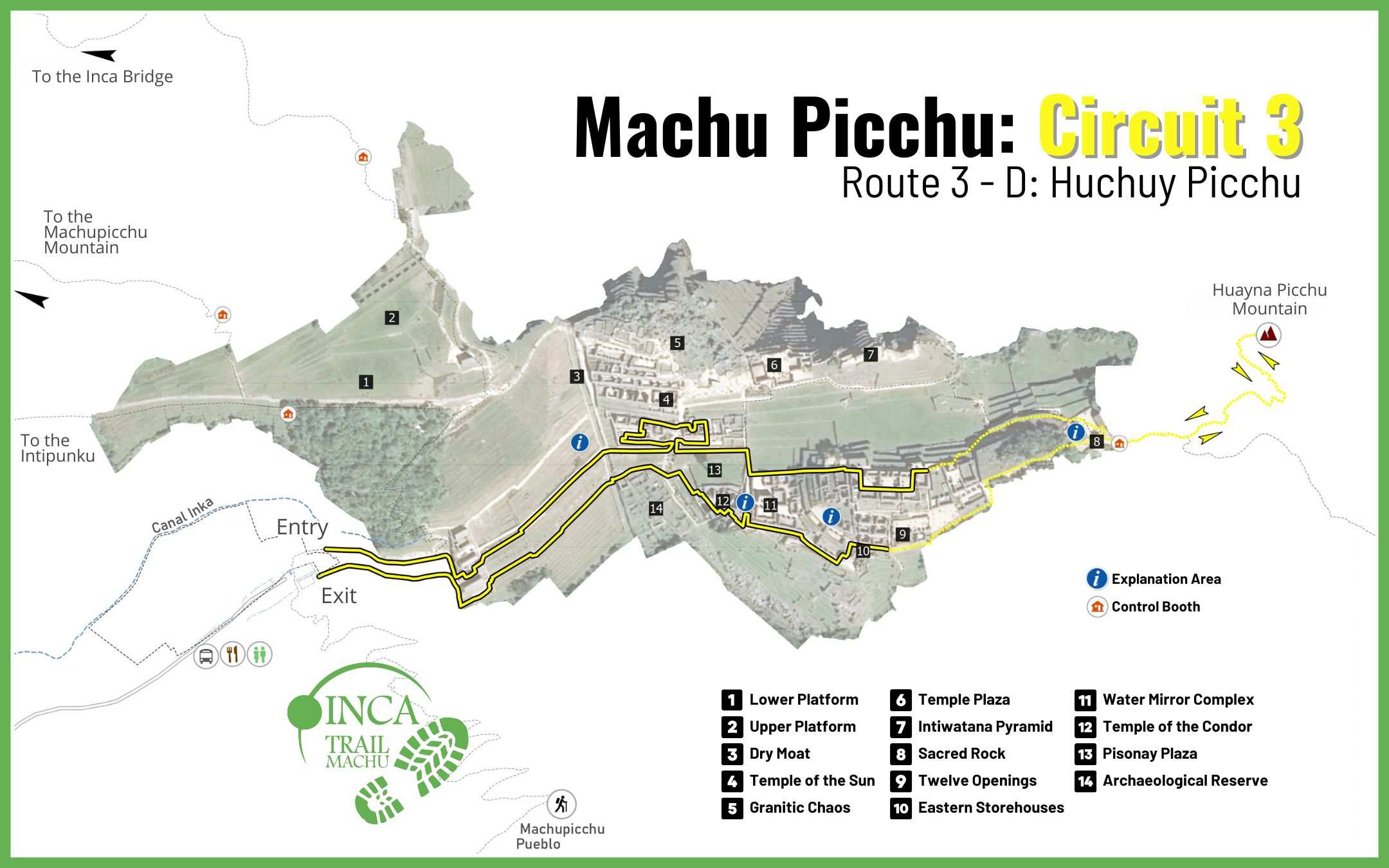 Huchuy Picchu + circuits 4 map