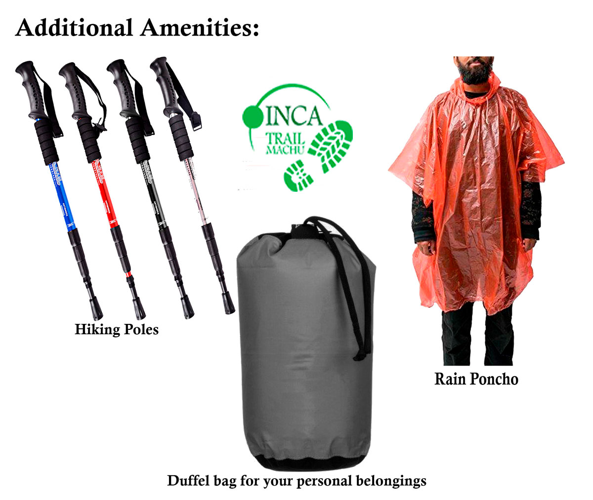 Inca Trail Machu camping: Additional Amenities